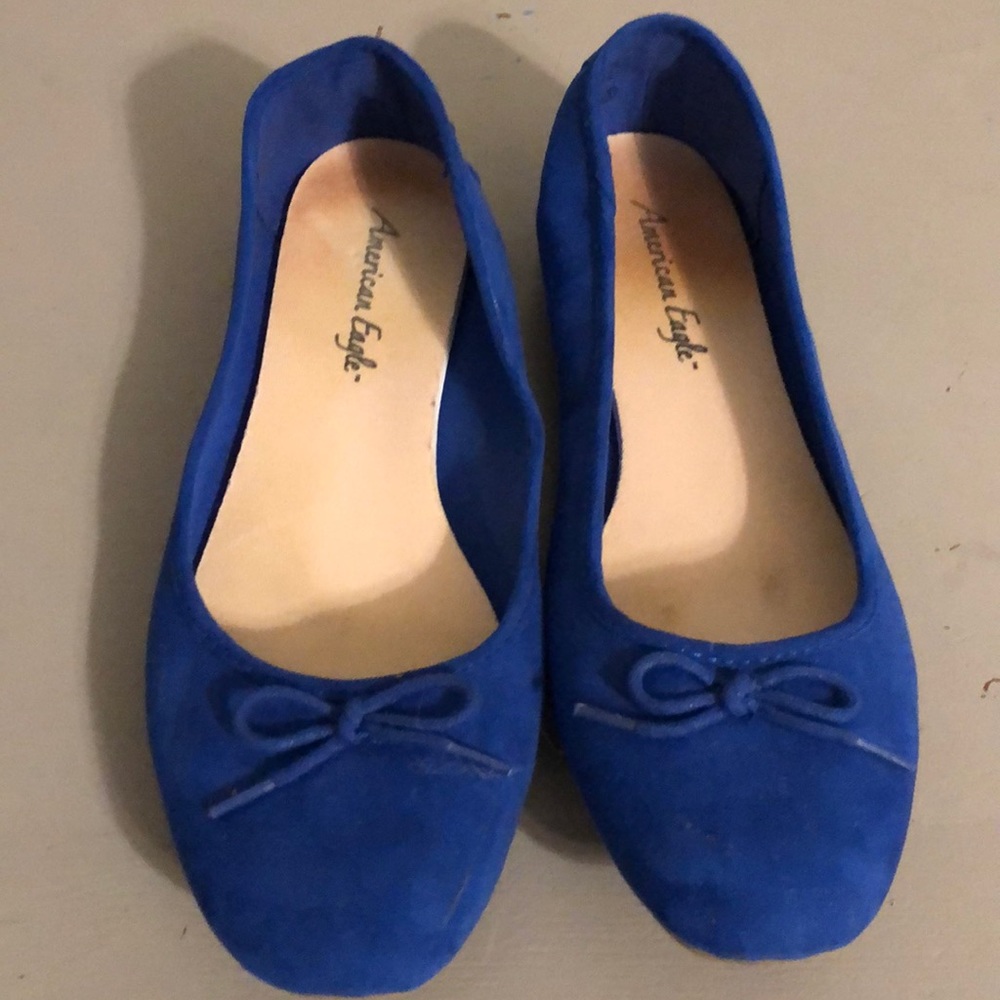 Blue flats